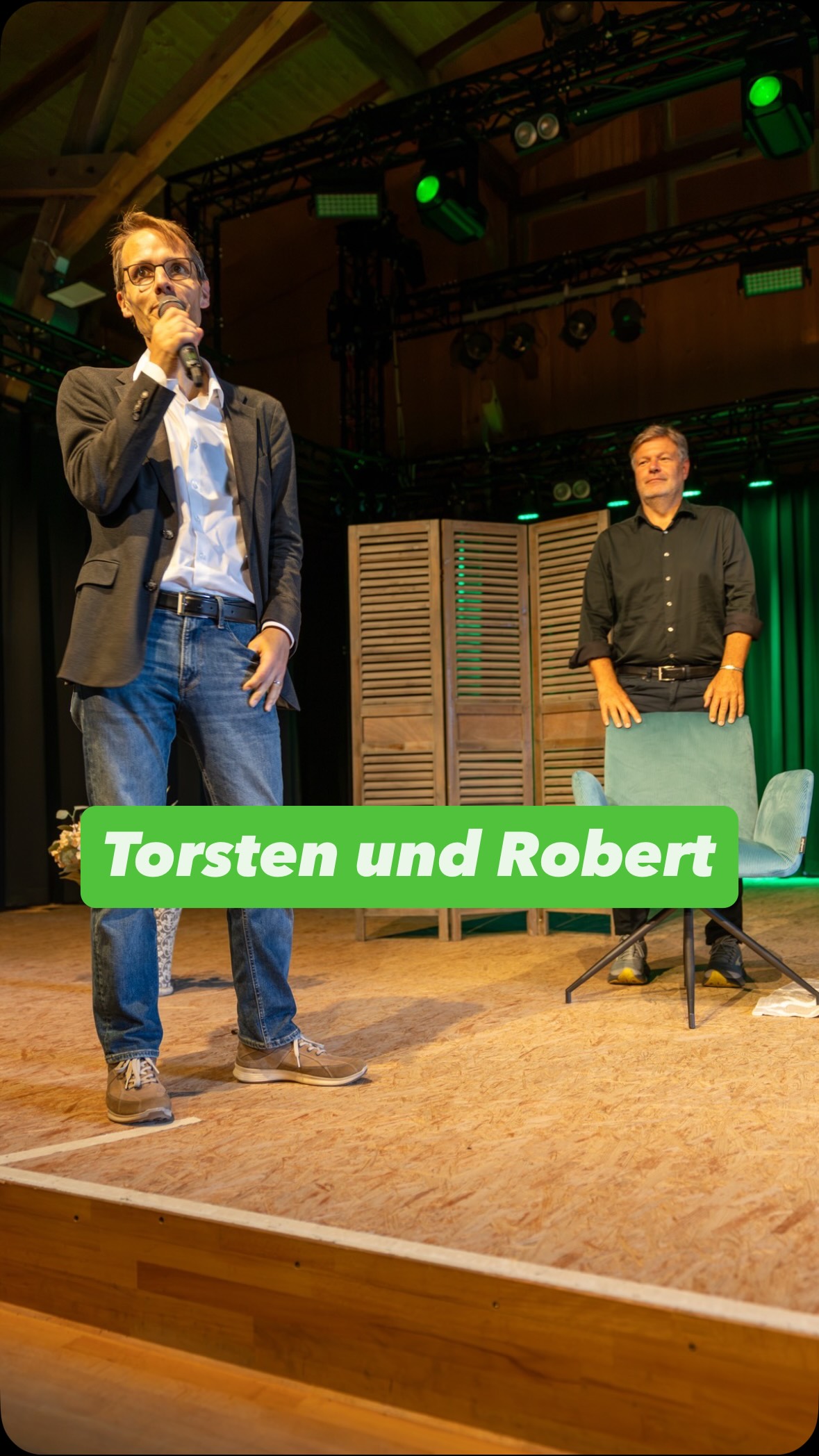 Am Wochenende war Robert Habeck in Lüneburg, um sein Versprechen einzulösen Claudia Kalisch im Wahlkampf mit einer Veran...