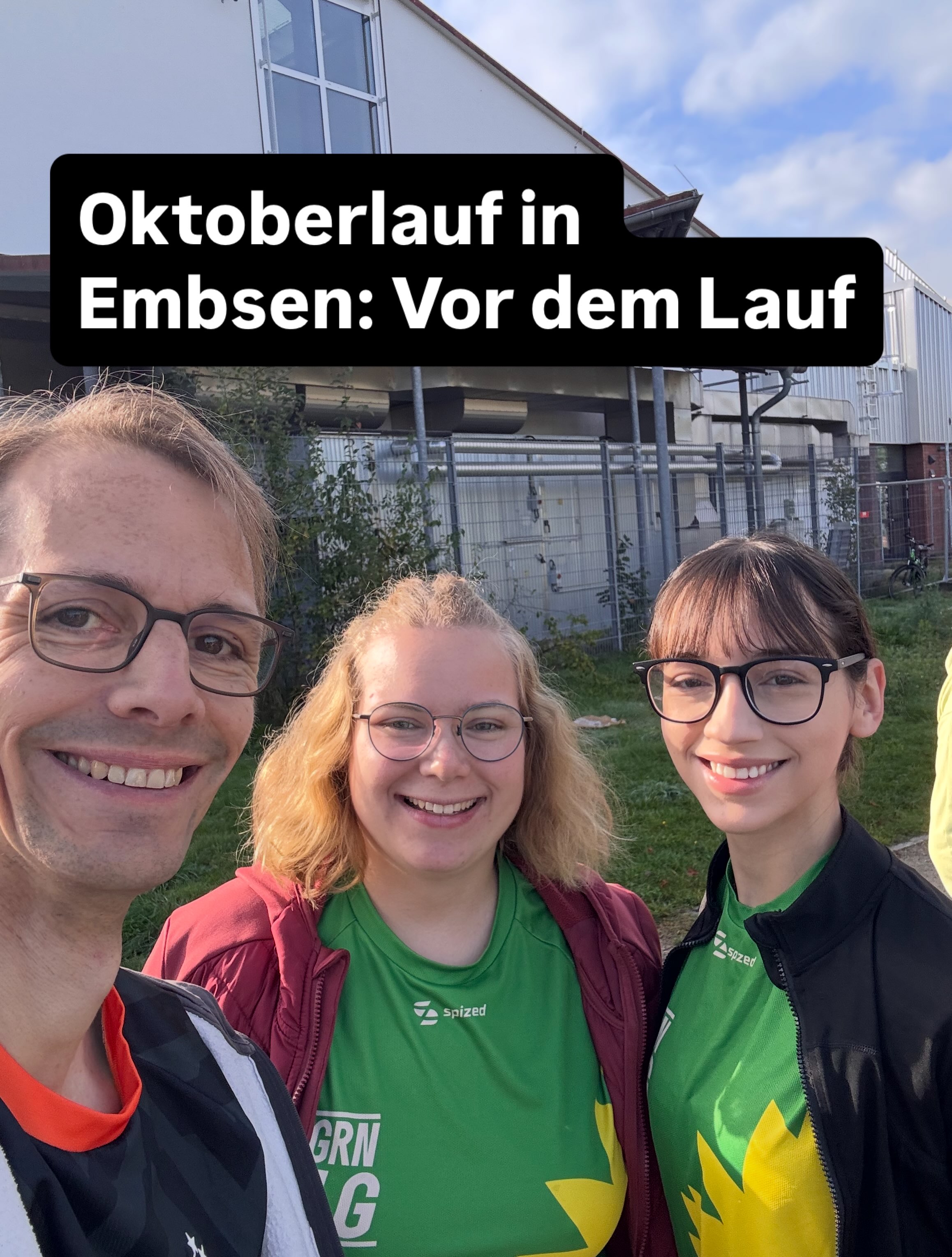 Heute war der Oktober-Lauf in Embsen. 11 km. Heute war ich zwar als Green Runner unterwegs, aber nicht in dem Shirt, son...