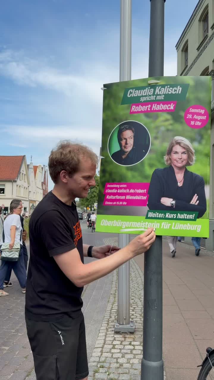 Das wird super: Robert Habeck kommt am 29. August zu uns nach Lüneburg ins Kulturforum! 🌻 Los geht’s um 16 Uhr, Einlass...