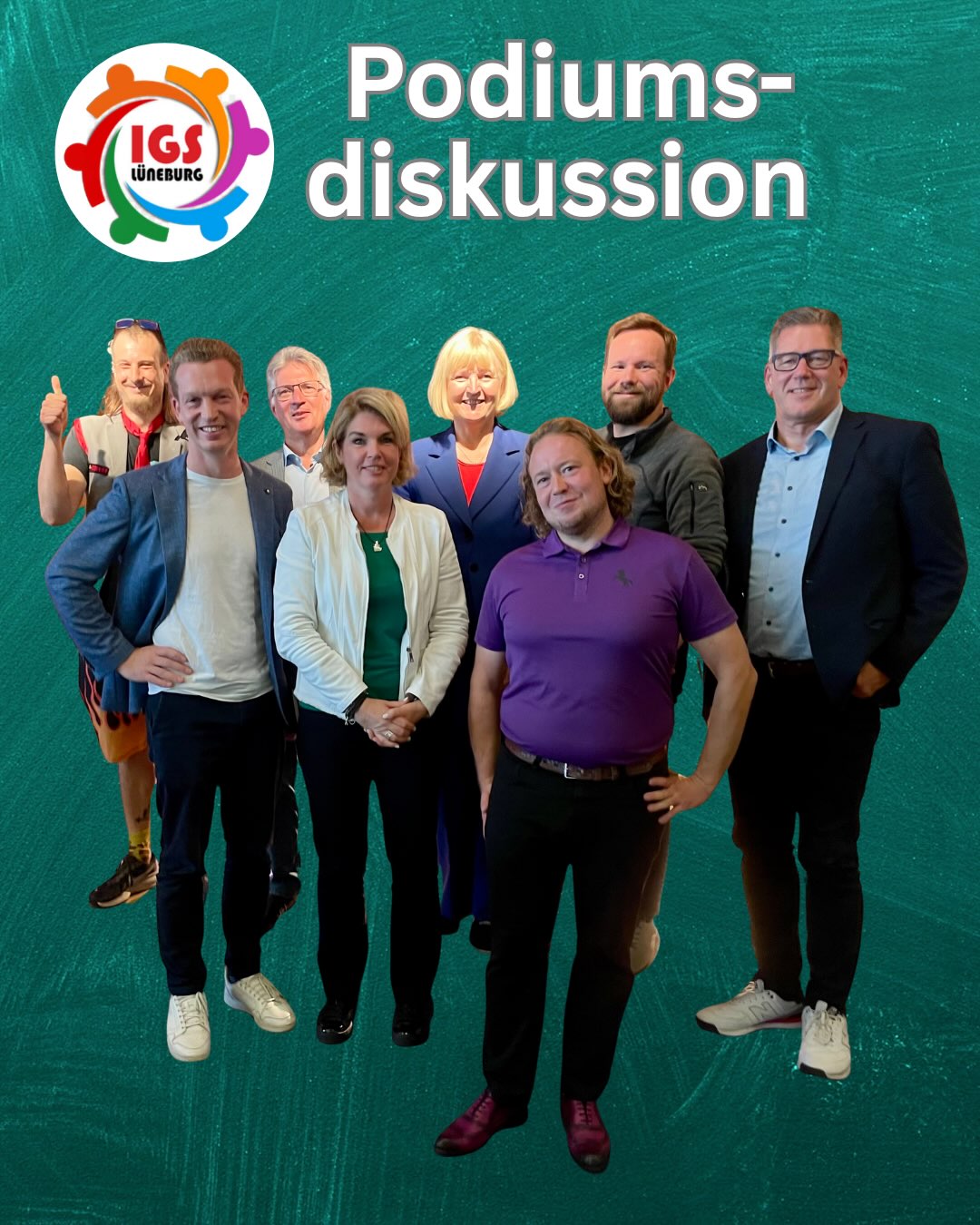 Heute fand eine sehr interessante Podiumsdiskussion in der @igs.lueneburg statt. Unter der Anleitung des PoWi-LKs 13 von...