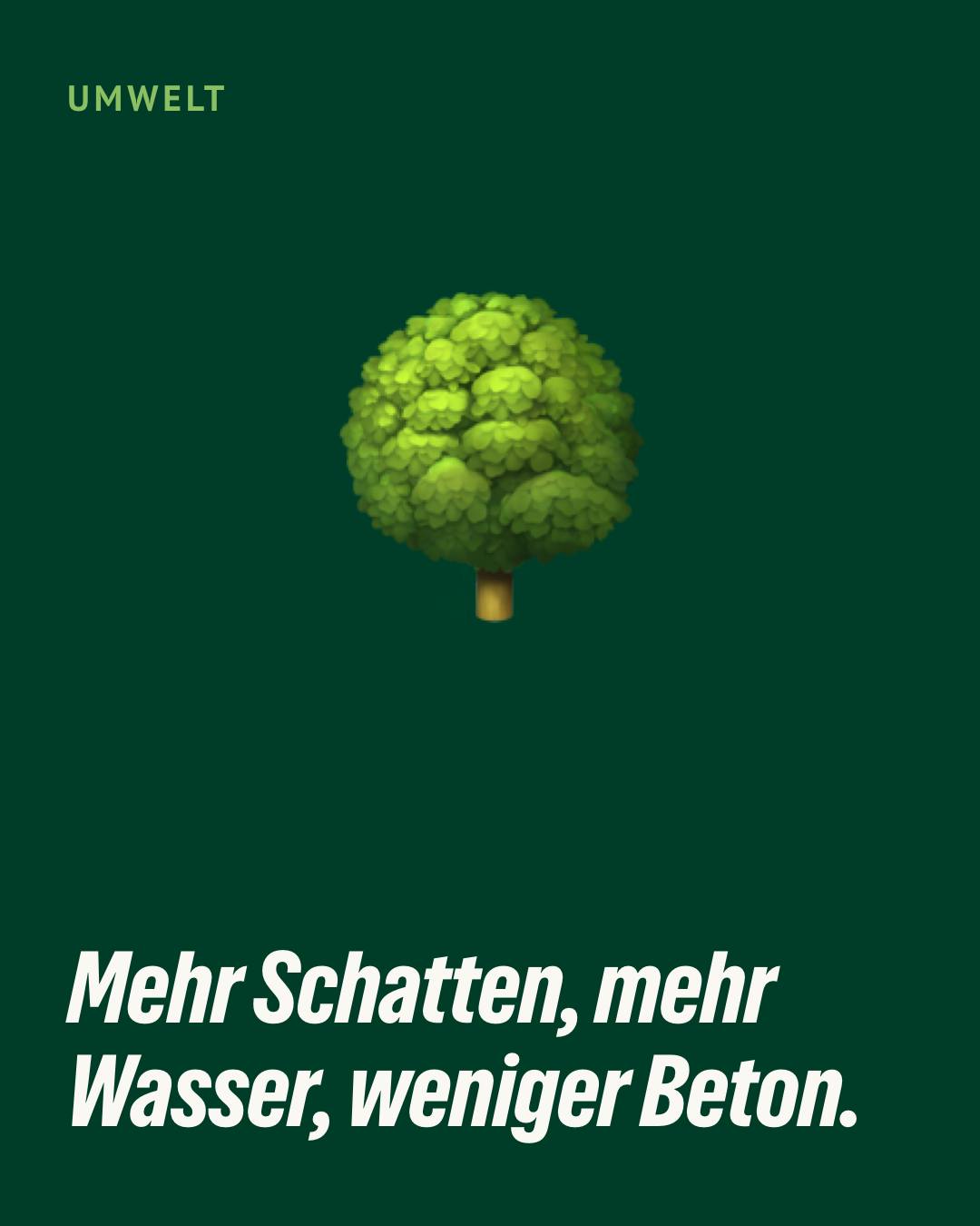 Als Umweltwissenschaftlerin sehe ich sehr genau hin, was dieser Sommer mit unserer Stadt macht. Klimaanpassung ist keine...