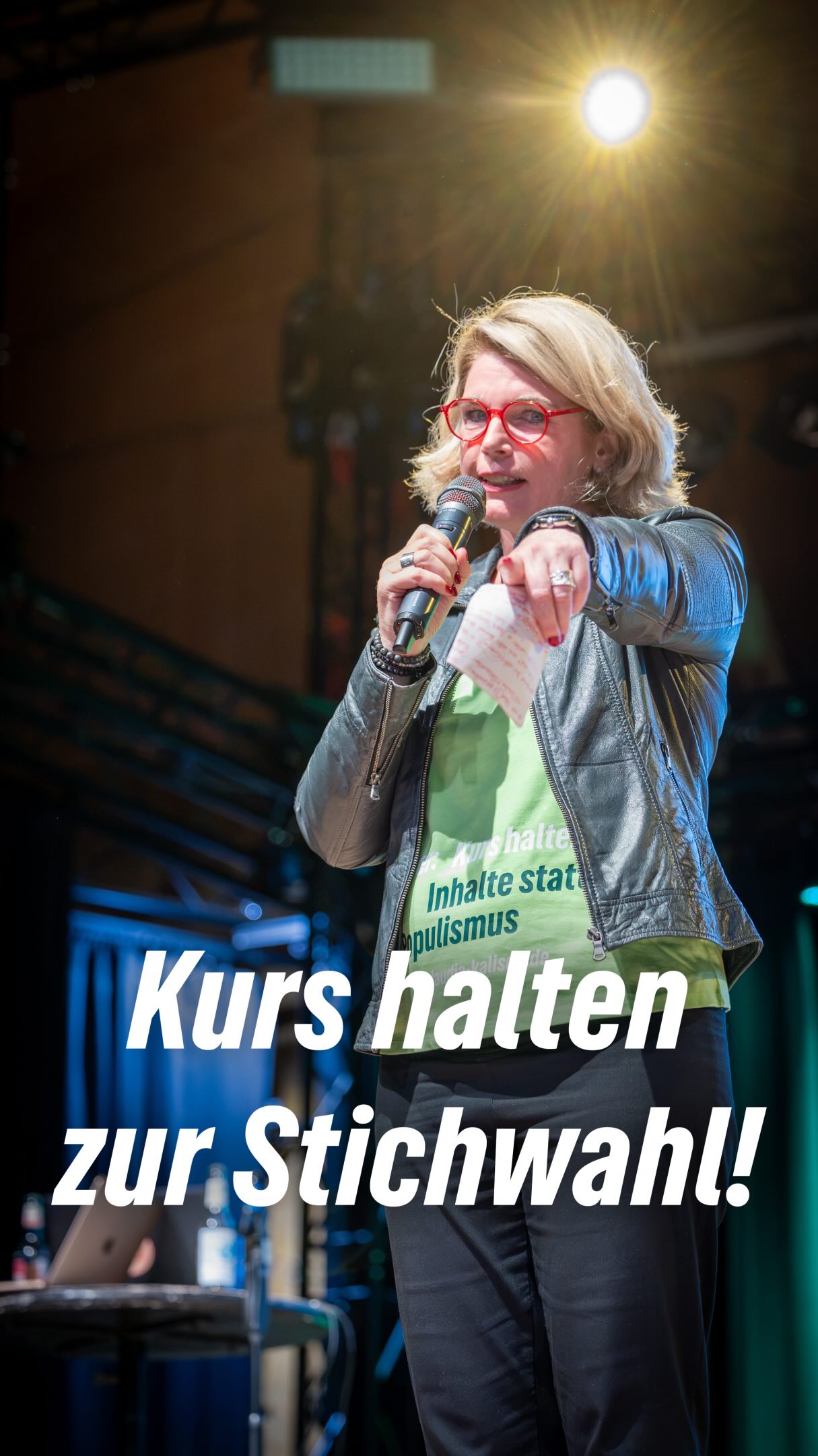 Runde eins ist geschafft, jetzt kommt das Duell der Inhalte. 💪 Am 27. September zählt eure Stimme doppelt – Kurs halten...